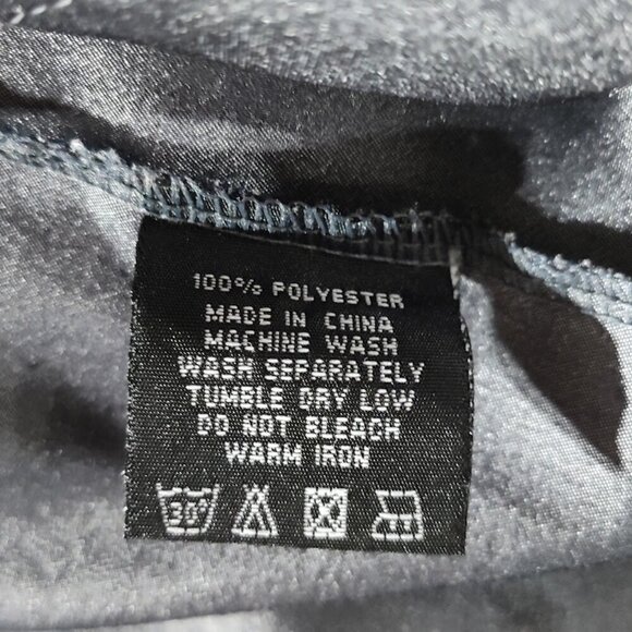 Numero Uno Shimmer Grey Buttoned Down Long Sleeve Blouse Women's Large - Picture 8 of 9